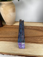 KS-456: Knife Scales  -  Blue Purple Pink Dye Stabilized Spalted Maple Wood Knife Scales - Jakob Janssen Studios