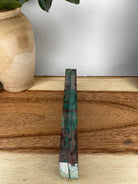 KS-466: Knife Scales  -  Green Black Dye Stabilized Spalted Maple Wood Knife Scales - Jakob Janssen Studios