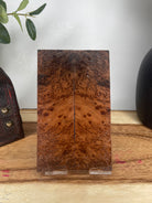 KS-508: Knife Scales  -  Stabilized Redwood Lace - Jakob Janssen Studios