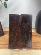 KS-509: Knife Scales  -  Natural Stabilized Walnut Burl - Jakob Janssen Studios