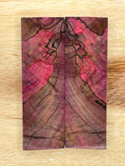 KS-011: Knife Scales - Pink Dye Stabilized Spalted Maple - Jakob Janssen Studios