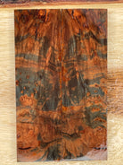 KS-023: Knife Scales - Blue Dye Stabilized Cherry Burl - Jakob Janssen Studios