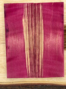 KS-032: Knife Scales - Pink Dye Stabilized Curly Maple