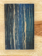 KS-069: Knife Scales - Blue Dye Stabilized Curly Maple - Jakob Janssen Studios