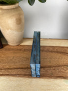 KS-479: Knife Scales  -  Blue Dye Stabilized Spalted Maple Wood Knife Scales - Jakob Janssen Studios