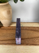 KS-483: Knife Scales  -  Purple Pinik Dye Stabilized Spalted Maple Wood Knife Scales - Jakob Janssen Studios