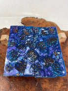 PBBrick-096: Pen Blanks - Blue, Purple, Silver Stabilized Mini Pine Cone Hybrid   Alumilite Resin Casting - Jakob Janssen Studios