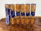 PBBrick-113: Pen Blanks - Blue Bubble gum Malle Burl Hybrid   Alumilite Resin Casting - Jakob Janssen Studios