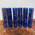 PBBrick-036: Pen Blanks - Blue Purple Stabilized Mini Pine Cone Hybrid   Alumilite Resin Casting - Jakob Janssen Studios