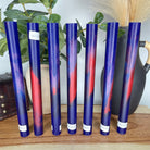 BLong-003: Pen Blanks - Purples Red Round Bespoke   Alumilite Resin Casting - Jakob Janssen Studios