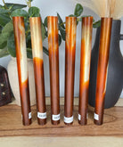 BLong-005: Pen Blanks - Oranges Ghost Gold Round Bespoke   Alumilite Resin Casting - Jakob Janssen Studios