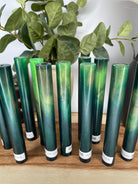 BShort-005: Bespoke Green Nebula Green Pen Blank Alumilite Resin Casting - Jakob Janssen Studios